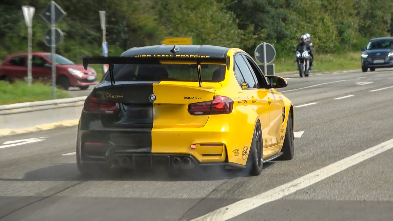 Cars Leaving Nurburgring Tankstelle + TF 21.08 - BMW M powerslides, GT4, EVO JDM, AMG GTR, 992 GT3..