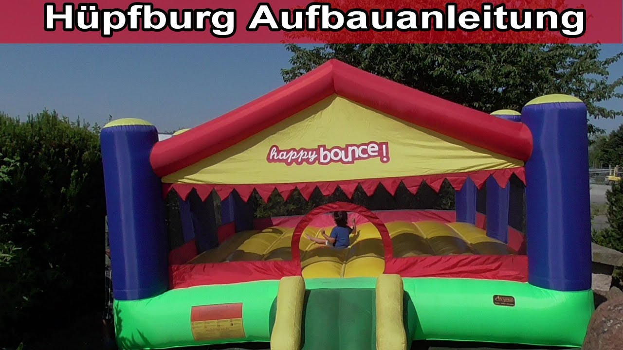 Hüpfburg aufbauen & abbauen – Anleitung / Hüpfburg Aufbau & Abbau / Hüpfburg aufblasen