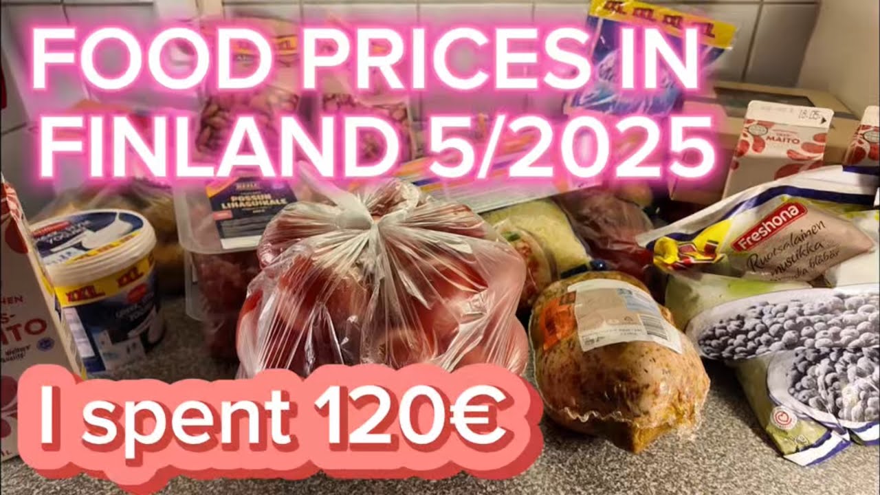 FOOD PRICES IN FINLAND IN LIDL- BOUGHT GROCERIES FOR €120 #LidlShopping #finland  #LidlPrices