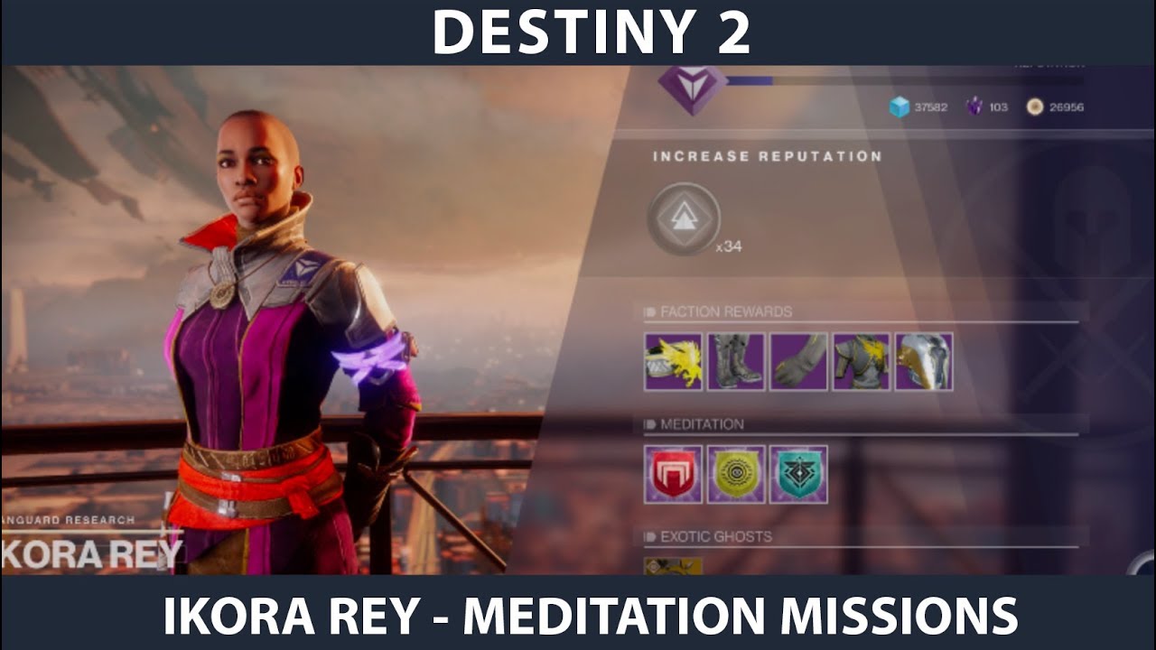 Destiny 2  Warmind Ikora Rey Meditation Missions
