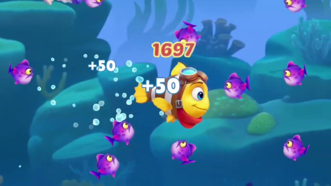Fishdom 🐠Video [62.3] Hungry Fishs Gameplay | Ads Mini Games New Update 2025 