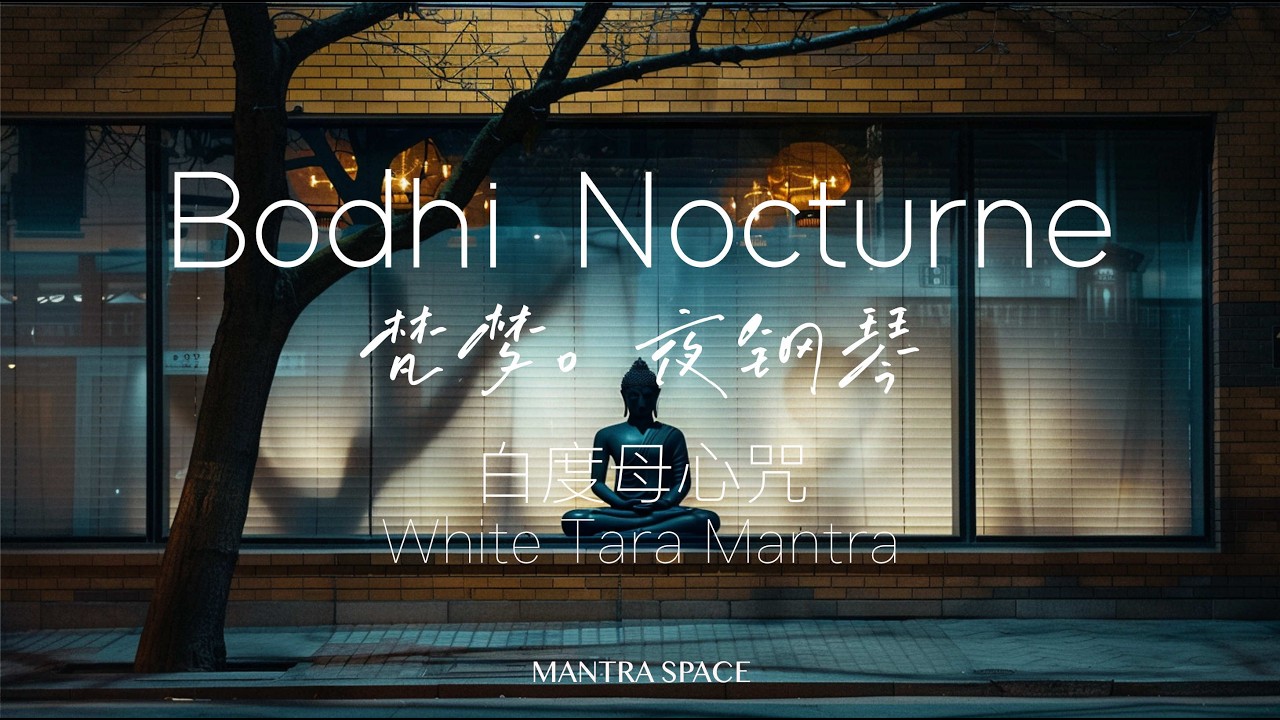 【失眠救星】白度母心咒・梵梦夜钢琴｜修复身心・一夜好眠｜White Tara Mantra &middot; Bodhi Nocturne｜Heal Body & Mind・Sleep Deeply