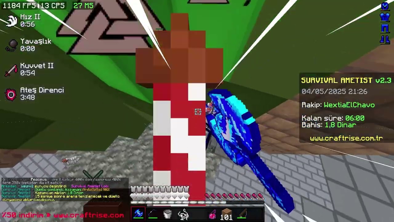 CRAFTRİSE AMETIST SURVIVAL KARMA PVP 1