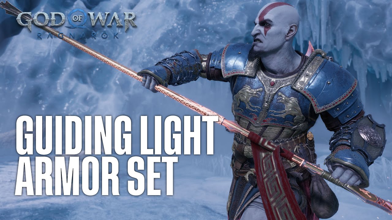 God Of War: Ragnarok - Guiding Light Armor Set | MAX LUCK BUILD