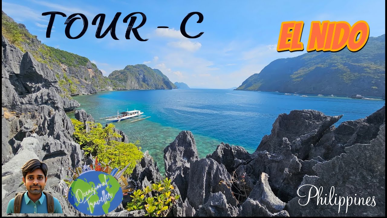 🌴 El Nido Tour C – Hidden Beaches, Crystal Lagoons & Island Adventures! 🇵🇭