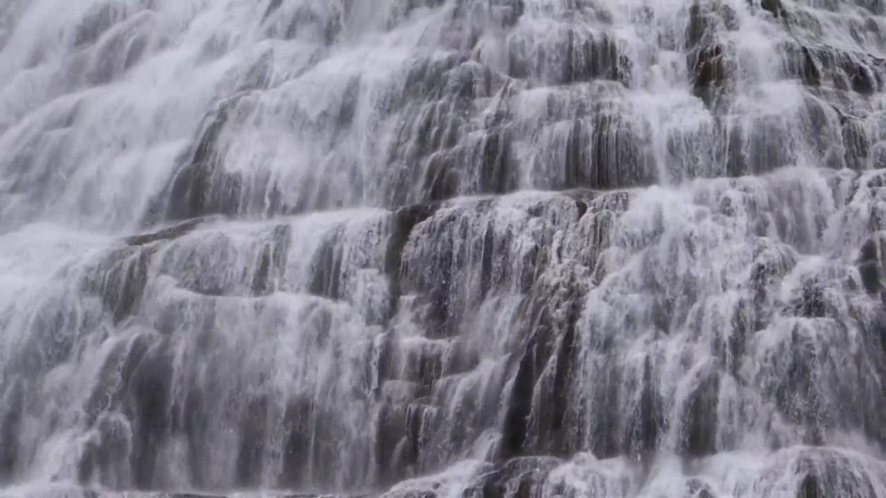 Dynjandi waterfall in the Westfjords of Iceland