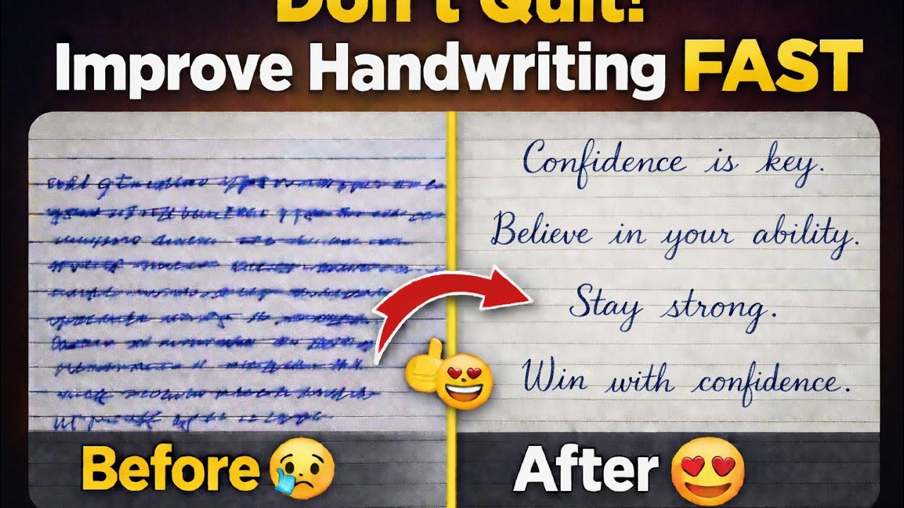 Confidence is Key ✍️ | Beautiful Cursive Handwriting | Motivational Sentences