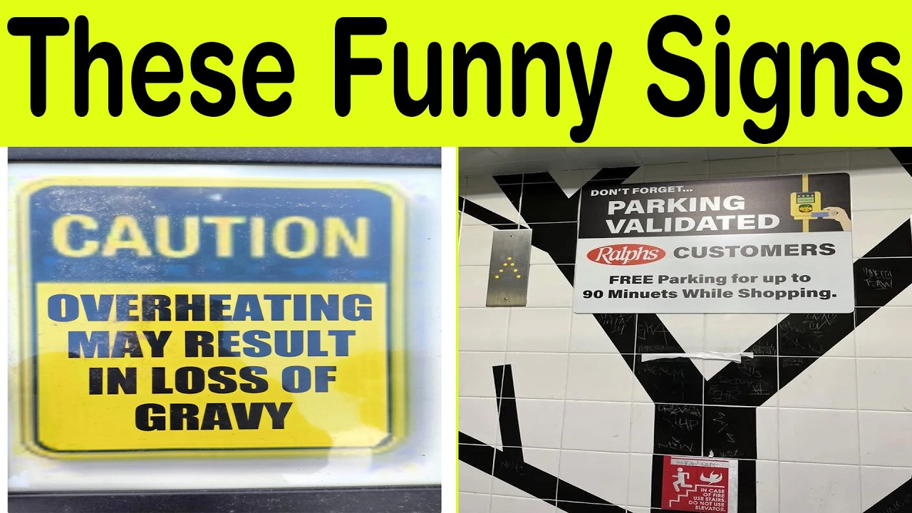 These Funny Signs Will Make You Laugh Nonstop – You Won’t Believe They’re Real! || Happy Panda