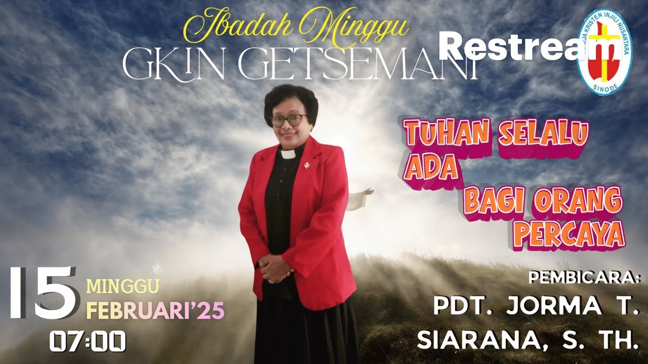 Ibadah Minggu GKIN Getsemani 15 Februari 2026