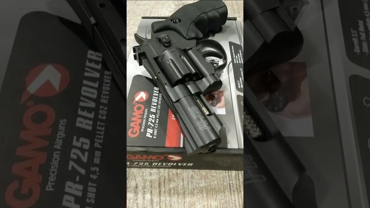 Gamo PR725 Co2 Revolver #airsoft #airsoftgun #revolver357 #revolver38 #shorts