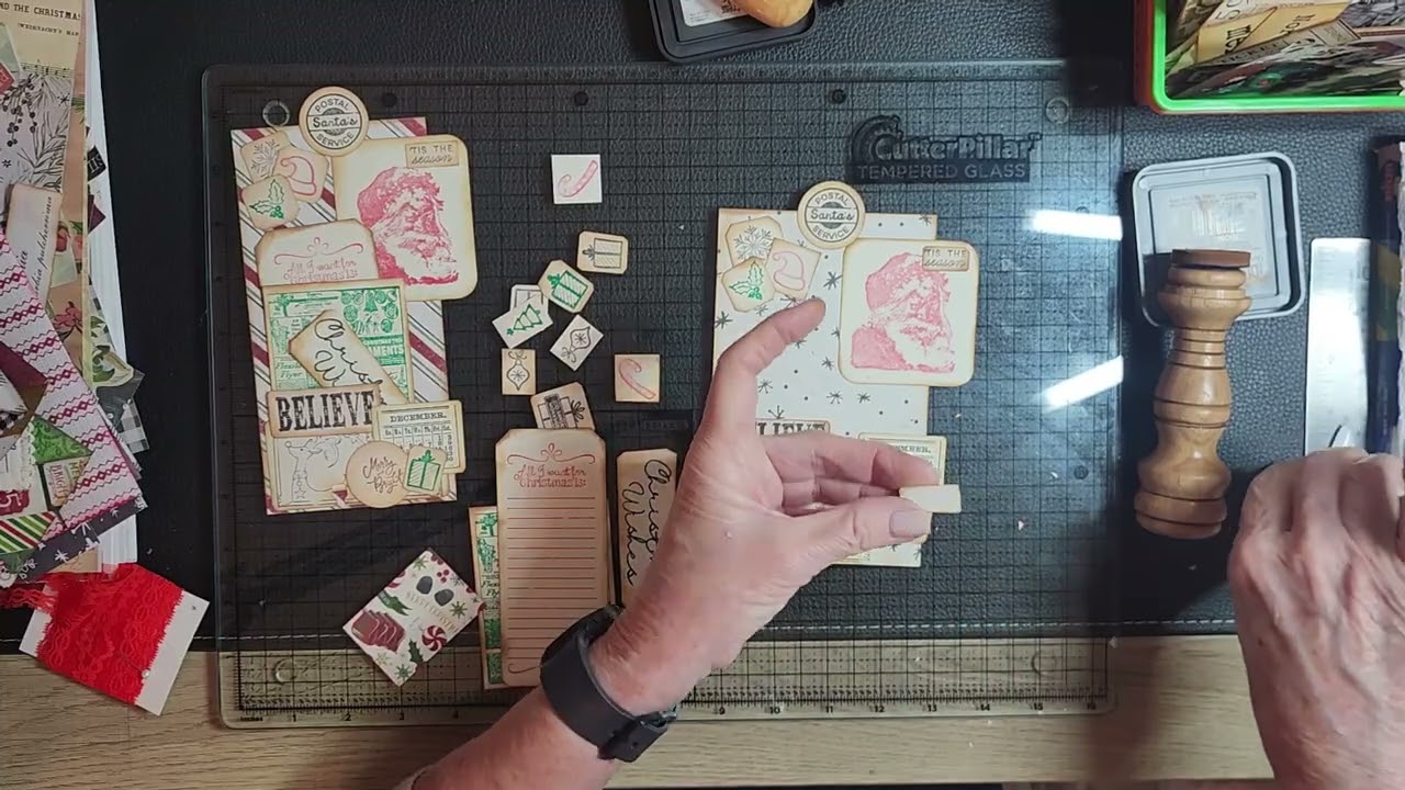 Making Ephemera for Christmas Journals 🎄🎅🏼❄️