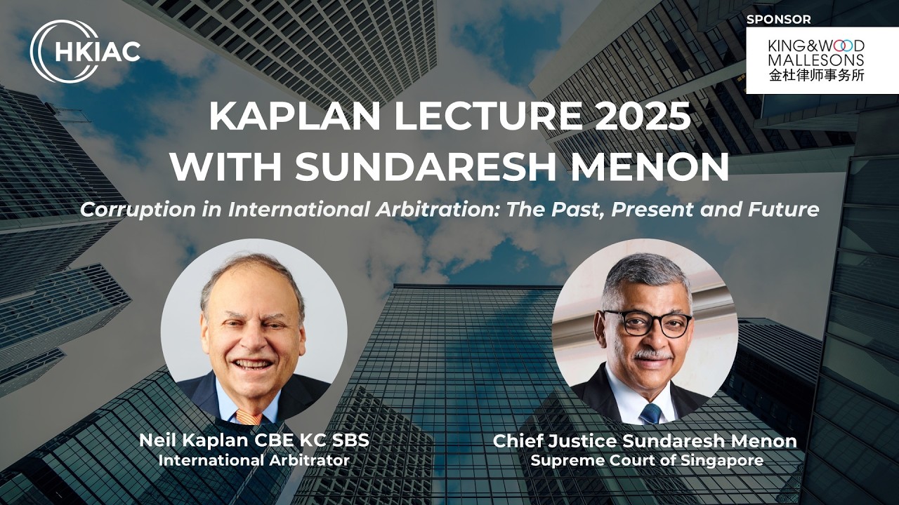 Kaplan Lecture 2025 with Sundaresh Menon