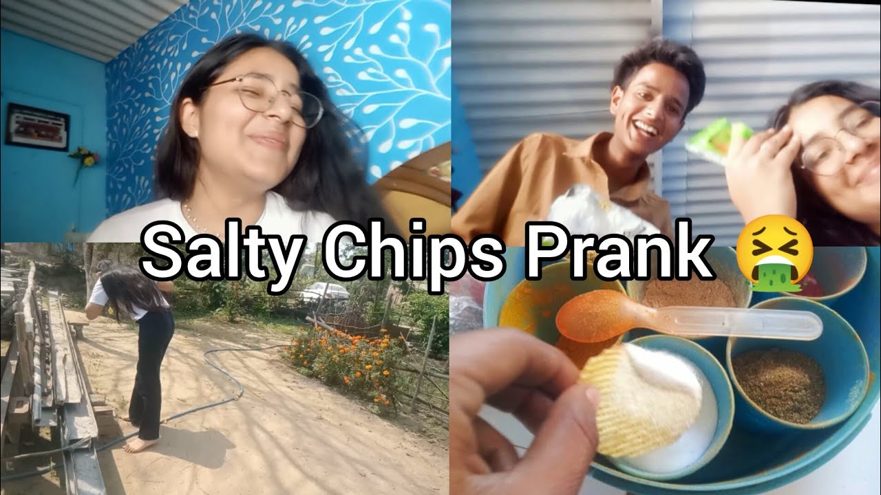 Salty Chips Prank on Misti 🤮/ Madhav Ka Volg 