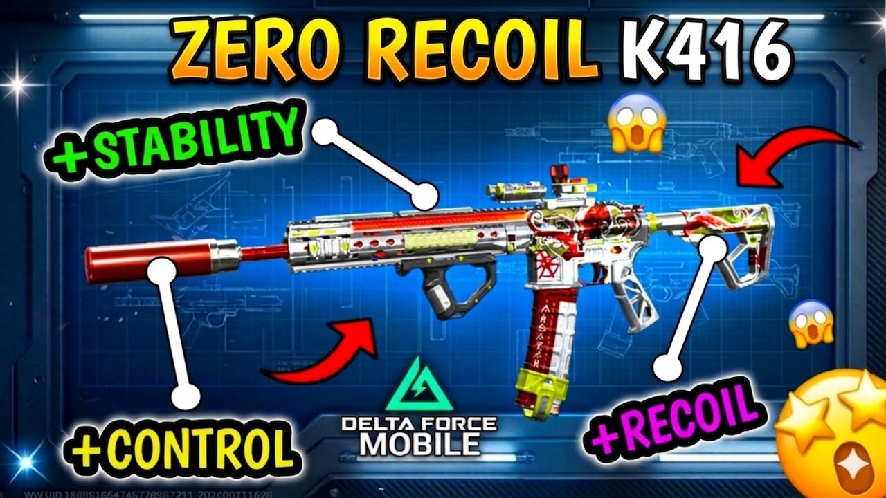 Комплект снаряжения Zero Recoil K416, который вам обязательно нужно попробовать в Delta Force Mob...