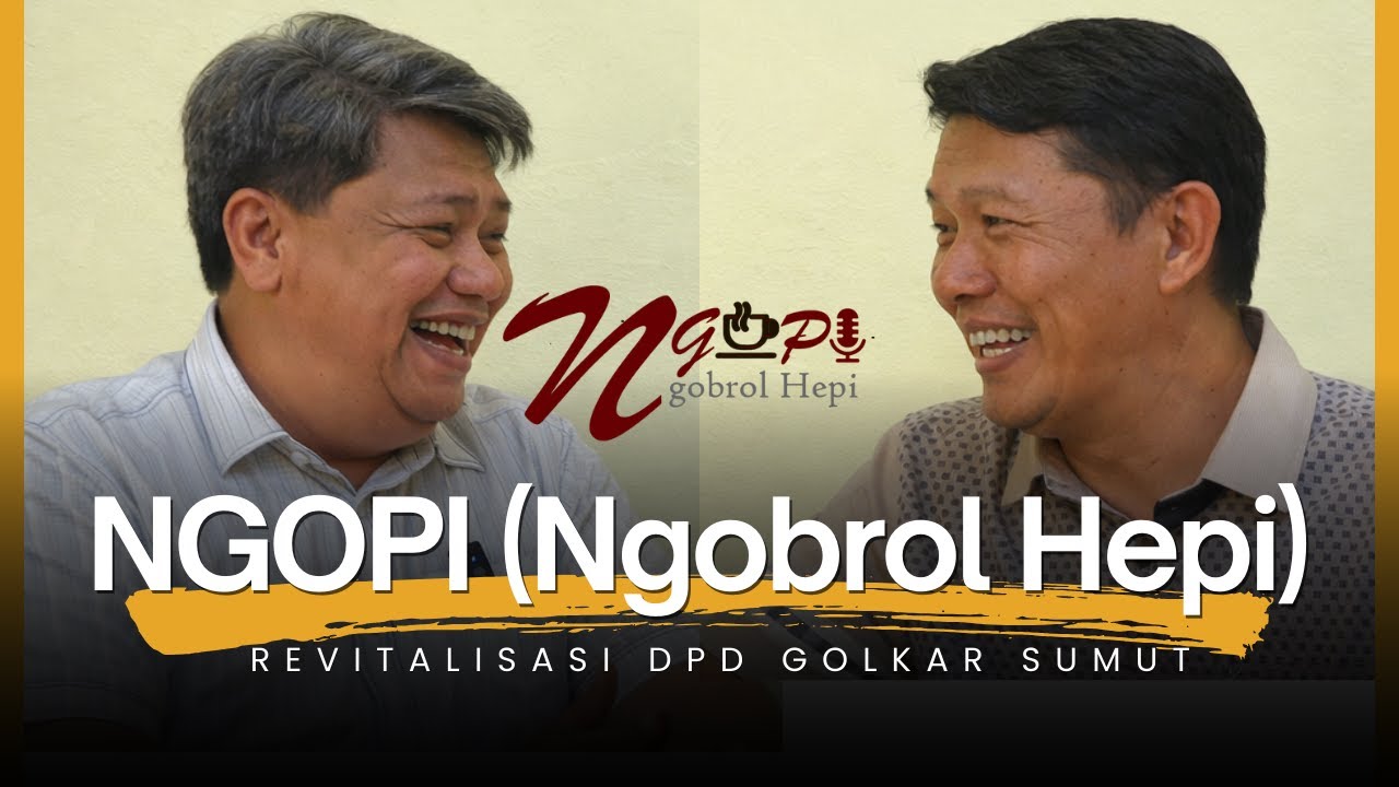 Ngopi Dengan Sekretaris  DPD Golkar Sumut