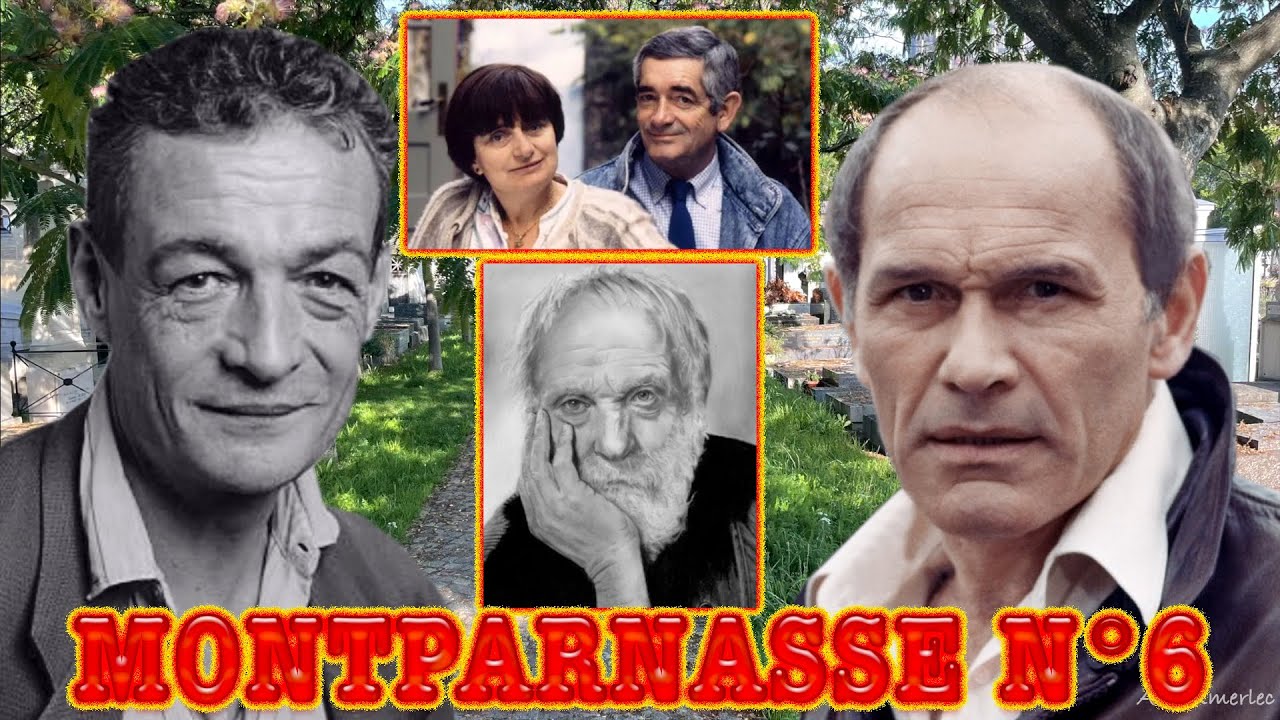 Philippe L&eacute;otard - Marcel bozzuffi -    Paris Cimeti&egrave;re du Montparnasse