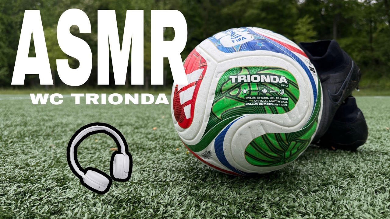 ASMR Training Session For Football & Soccer with TRIONDA Ball