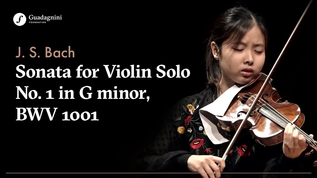 Hana Chang plays J. S. Bach - Sonata for Violin Solo Nr. 1 in G minor, BWV 1001