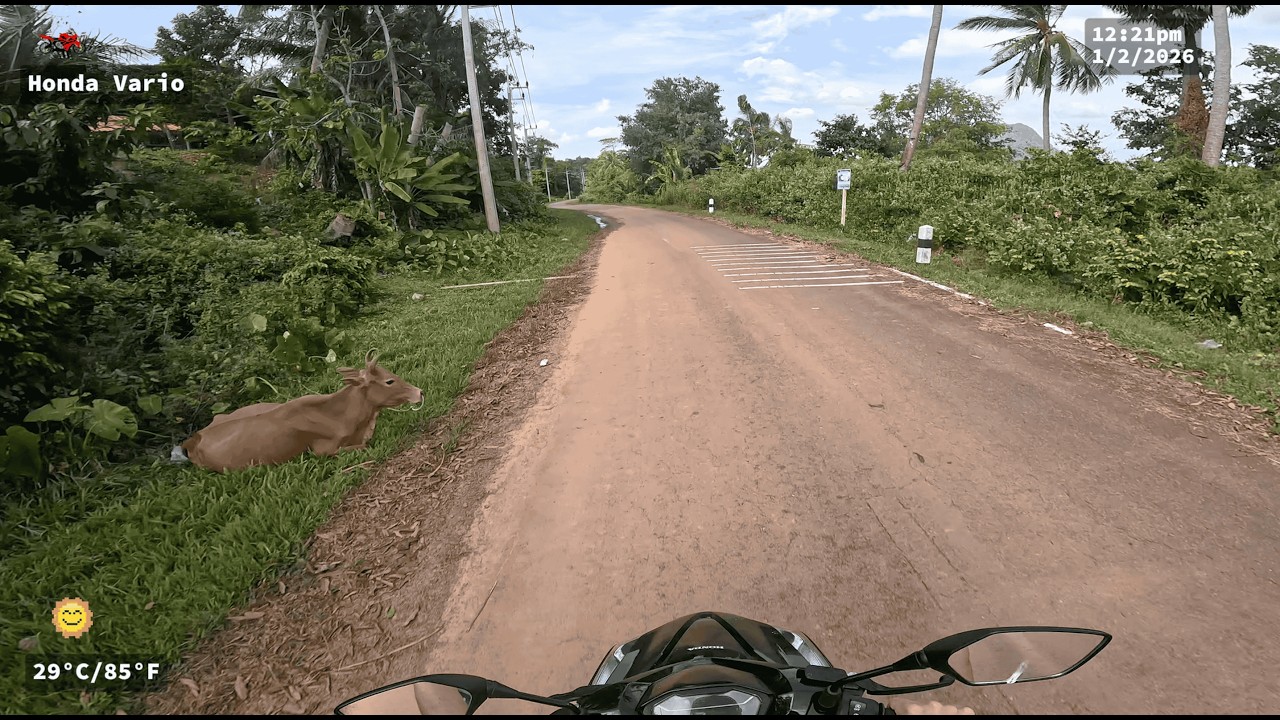 POV the Chiller Side of Thailand | Lanta Noi Scooter Ride 🇹🇭