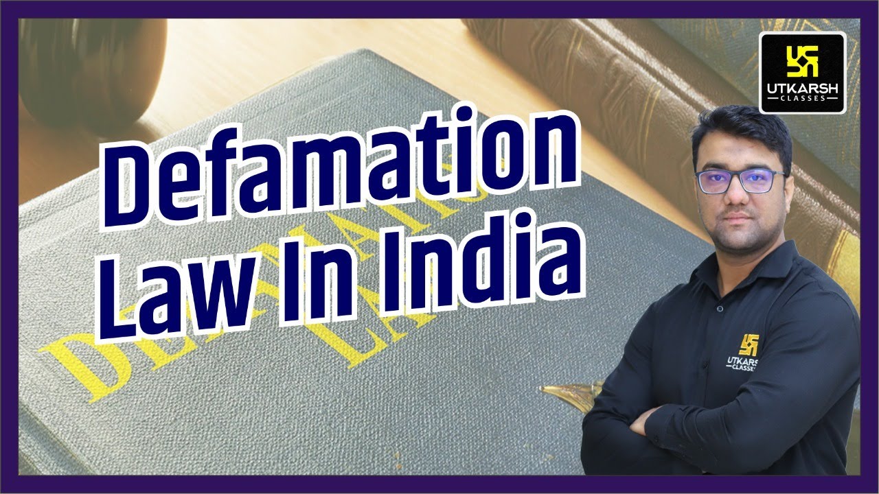 Defamation Law In India | Important Points Of  Defamation | For All Law & Clat Exam | By Hassib Sir