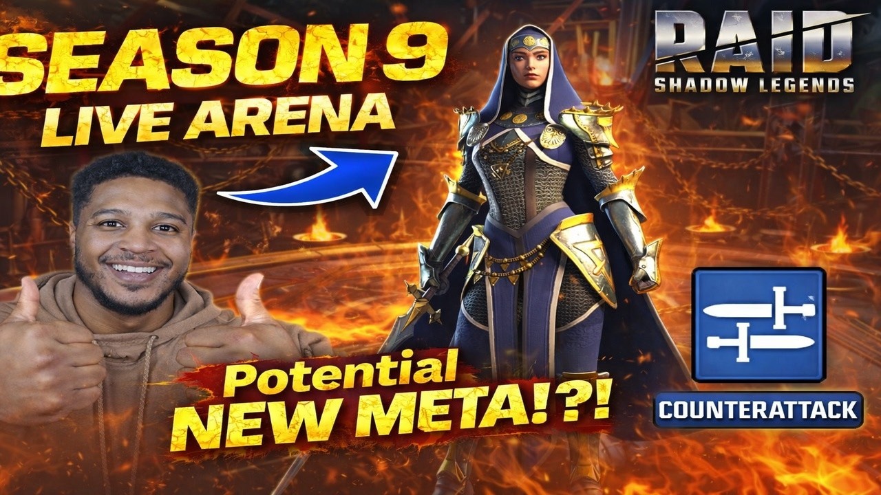 SEASON 9 LIVE ARENA STREAM! HERE WE GO AGAIN! Raid: Shadow Legends
