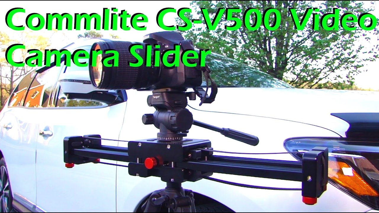 Commlite Video Camera Slider Dolly Track Review