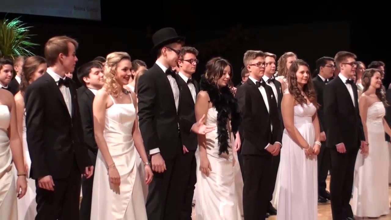 BG/BRG Schwechat Schulball 2015 - die Er&ouml;ffnung