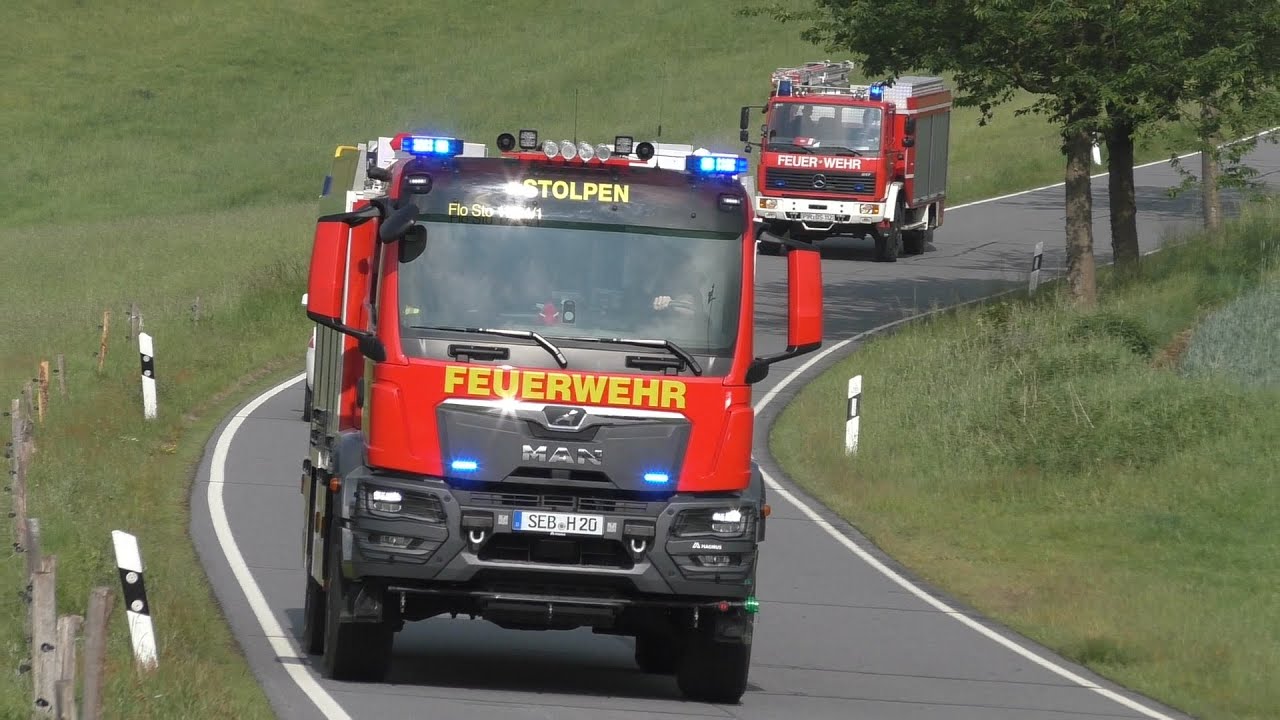 Waldbrandübung im Nationalpark Sächsische Schweiz- Einsatzfahrten