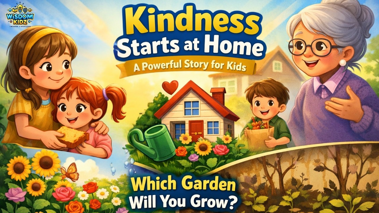 Kindness Starts at Home 🌻 | A Powerful Story for Kids