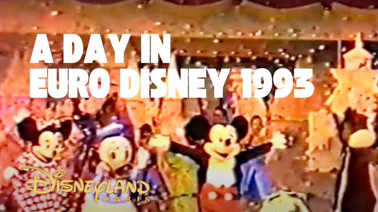 🏰 Disneyland Paris 1993 with My Family – Euro Disney Vintage Main Street Electrical Parade
