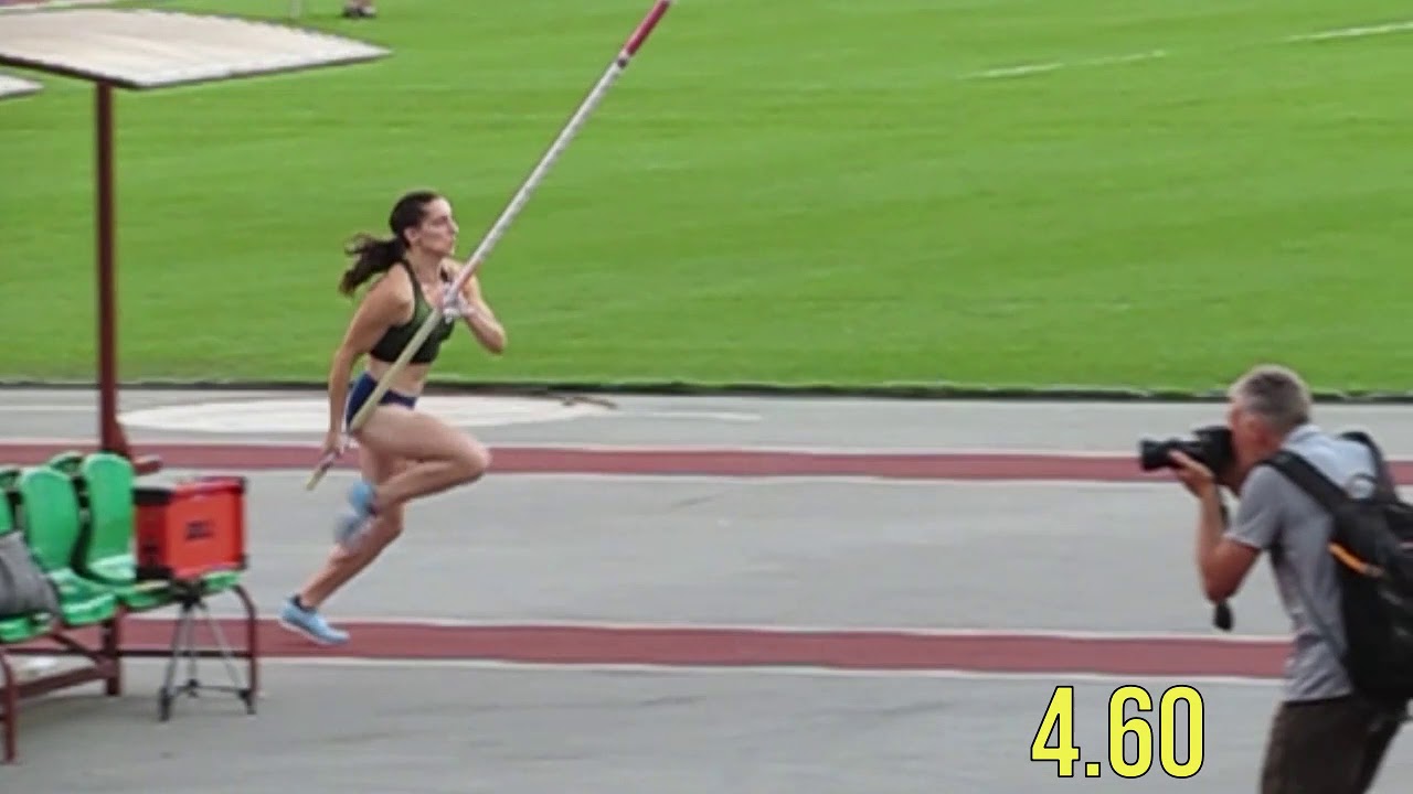 IRYNA ZHUK. Pole vault - Slow Motion MiX