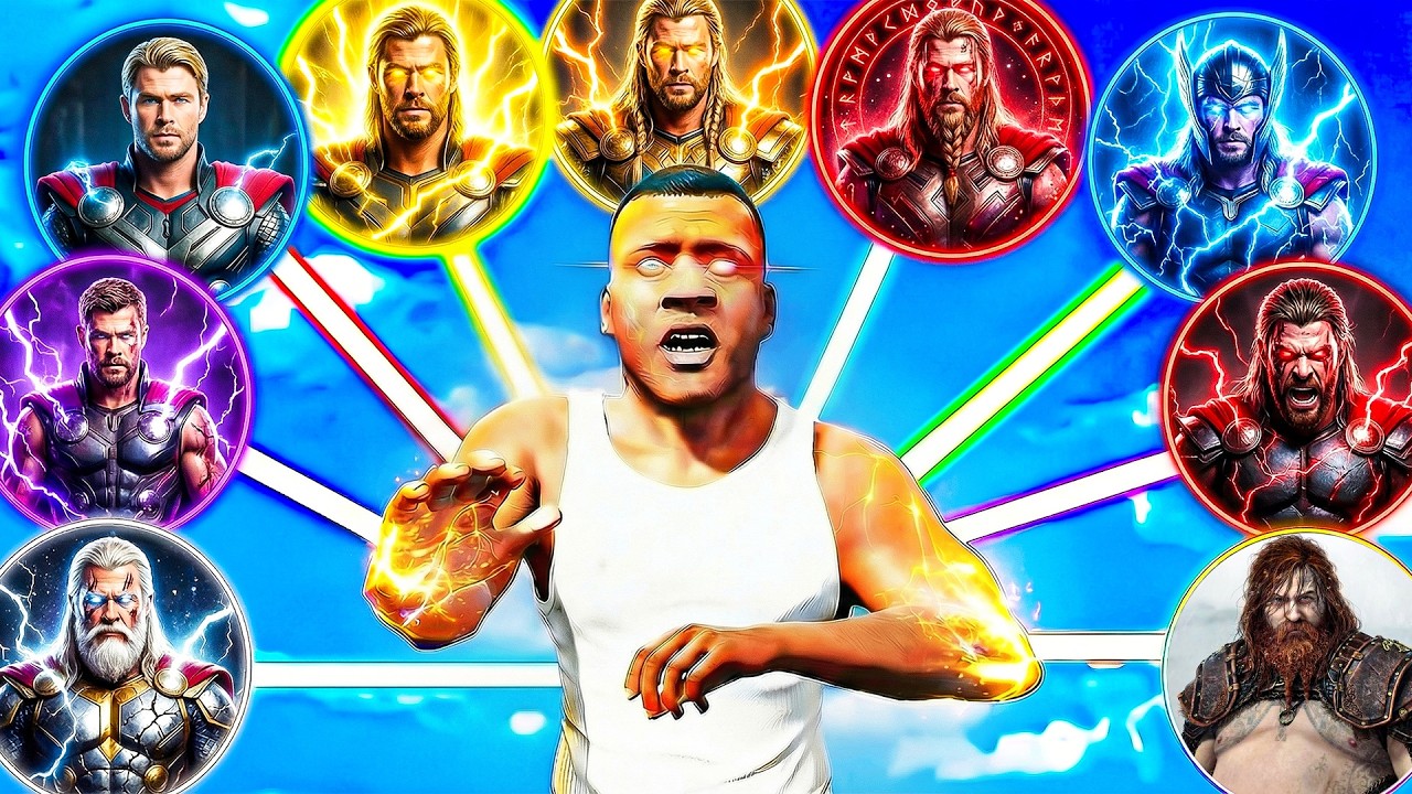 FRANKLIN Upgrading TO THE STRONGEST THOR in GTA 5 (Hindi) | GTA5 AVENGERS (GTA 5 mods)