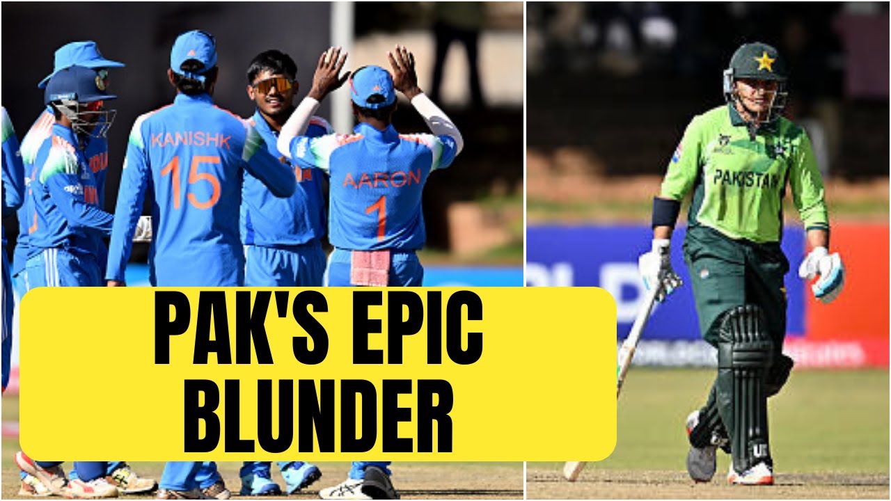 FLASH: Why Pakistan did not chase in 33.4 overs in U19 World Cup Vs India?