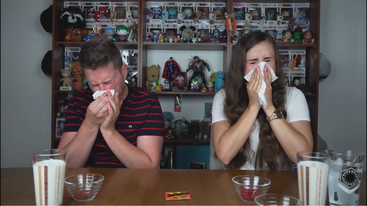 Female sneezes and nose blows Part 11