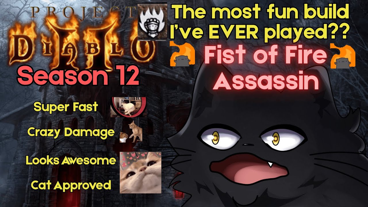 Project Diablo 2 S12 &mdash; Fist Of Fire Assassin &mdash; самая весёлая сборка, в которую я играл