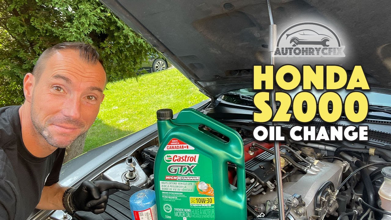 Honda S2000 Oil Change