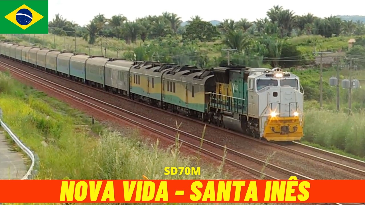 Cab Ride on The Giant Caraj&aacute;s Iron Ore Railway (Nova Vida &rarr; Santa In&ecirc;s, Brazil, April 2026) 4K