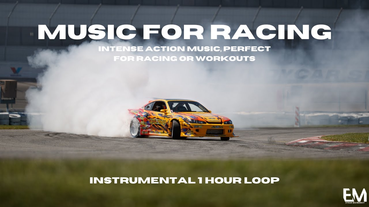 1 HOUR - Instrumental, orchestral music for Racing, Motorsports & Workouts - Action Background Music