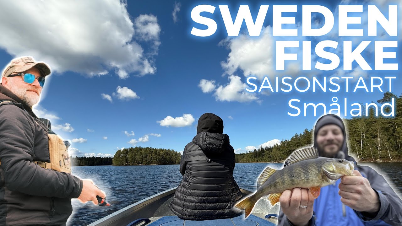- Sweden Fiske - Saisonstart April Småland nähe Tiken-Tingsryd / Barsch / Hecht
