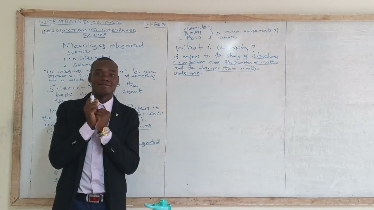 INTRODUCTION TO INTEGRATED SCIENCE - (LESSON 1 JSS  GRADE 7 INTEGRATED SCIENCE TOPIC 1.)