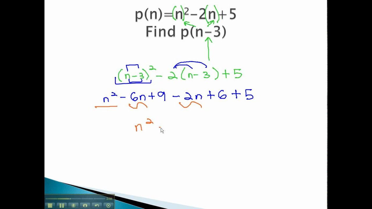 Functions - Evaluate at Expression