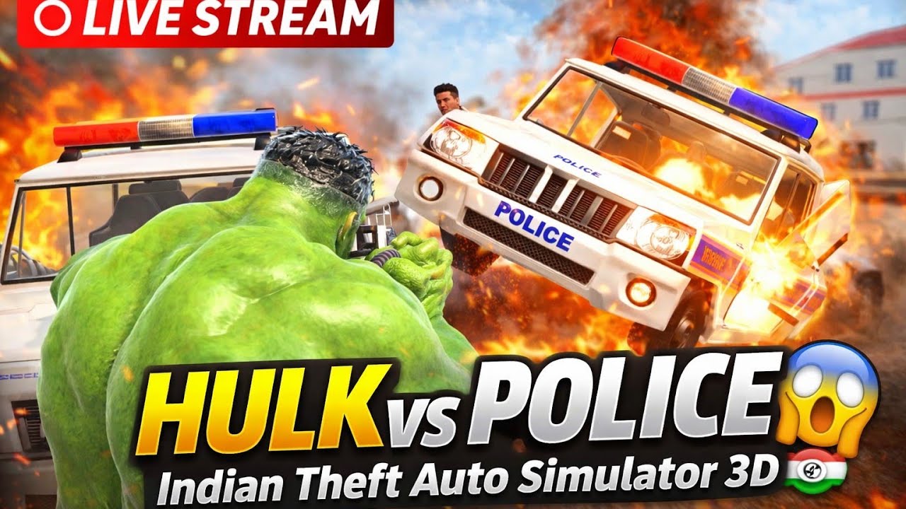 live stream Indian theft auto simulator 3D game #livestream