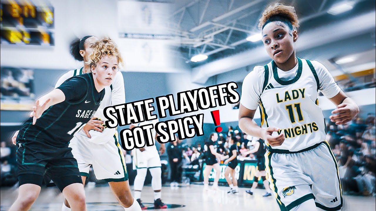 #1 Player Kaleena Smith vs Amalia Holguin Got SPICY In State Semis!