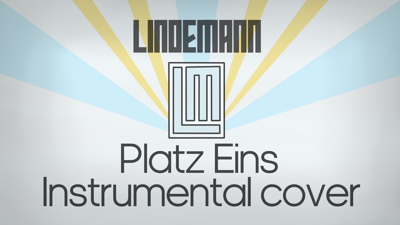Lindemann - Platz Eins instrumental cover (+Drum Backing Track)