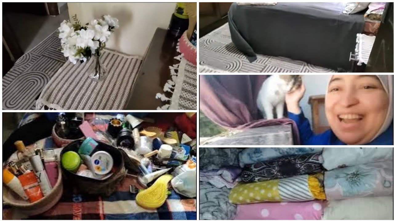 الساعه تدق التاسعه وأخيرا خلصت غرفتي حولتها بتكاليف بسيطه لغرفه عروسه جديده 