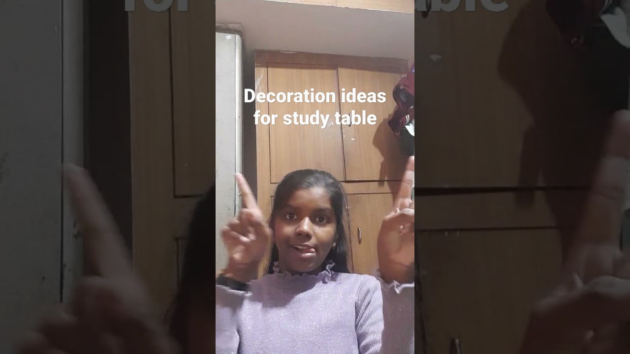 Decoration ideas for study table #purti