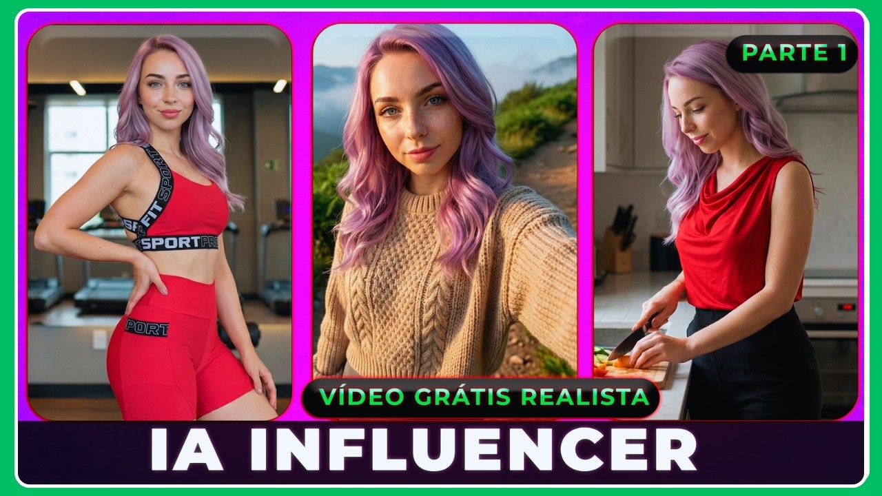 PARE de criar personagens sem consistência! Faça seu Influenciador de IA GRÁTIS!