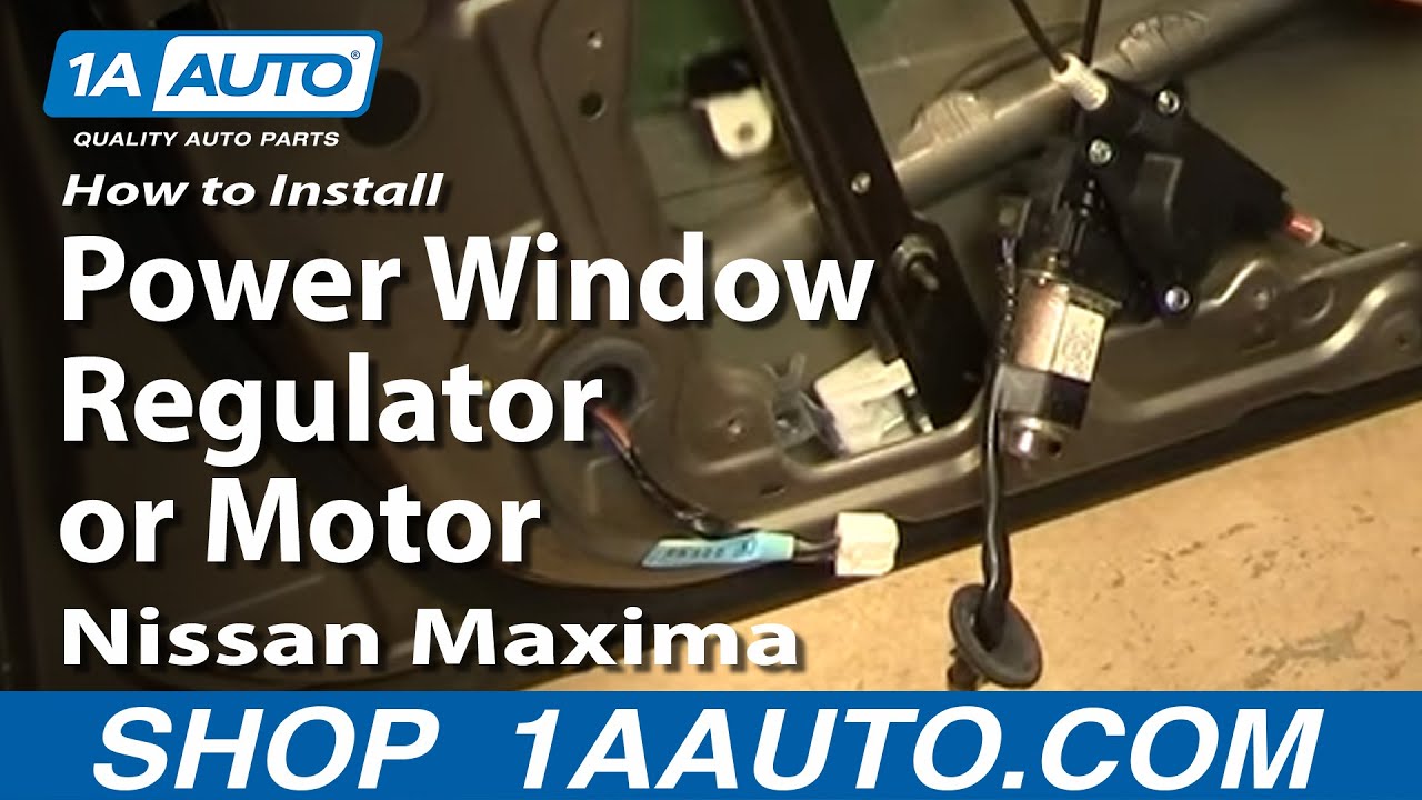 How to Replace Window Regulator 04-08 Nissan Maxima