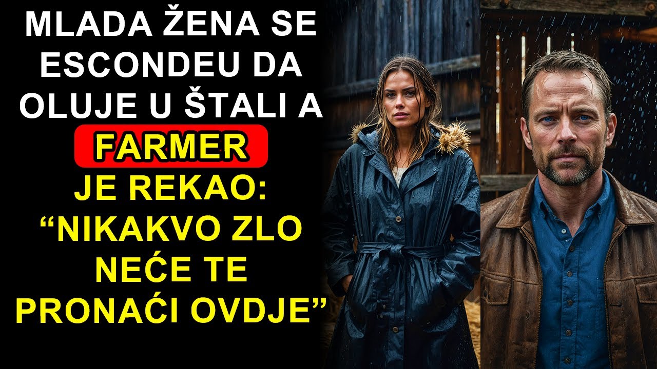Mlada žena se escondeu da oluje u štali—A farmer je rekao: “Nikakvo zlo neće te pronaći ovdje”
