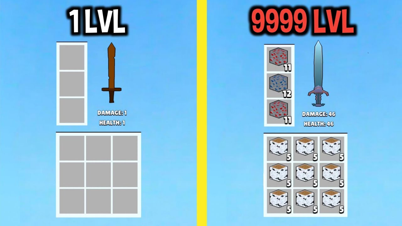 MAX LEVEL in Craft Sword 3D: Monster Hunt Gameplay